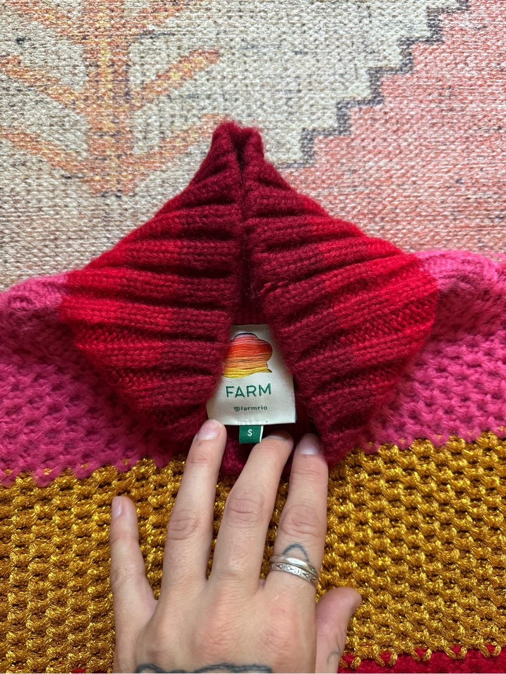 FARM Rio Shiny Stripes Sweater - Picture 3 of 6